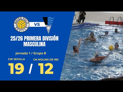 CW Sevilla VS CN Molins de Rei - 25/26 Primera División Masculina - Jornada 1