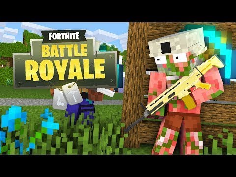 Monster School : EPIC FORTNITE BATTLE ROYALE CHALLENGE - Minecraft Animation