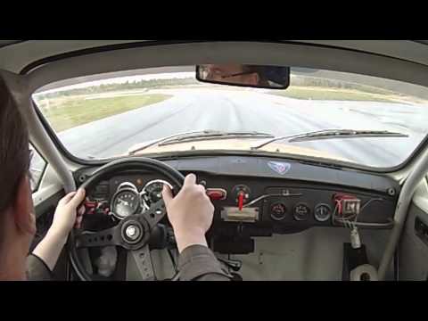 Saab 96 V4 1969  - a wet track day