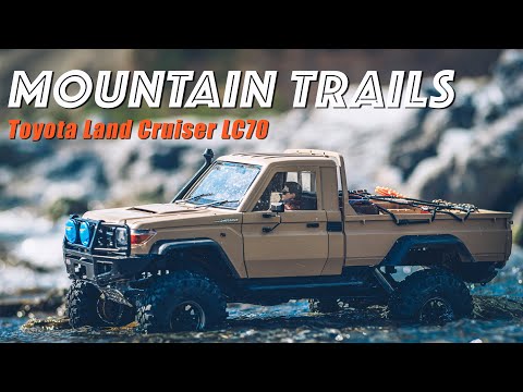 RC 1/10 SCALE TOYOTA LC70: MOUNTAIN TRAILS ADVENTURE.