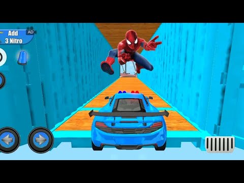 ✅Impossible Police Mega Ramp Car Games - Police Car Racing Stunts 3D - Android Gameplay#4