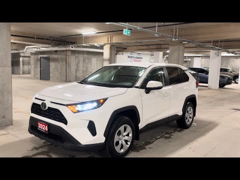 2024 Toyota RAV4 in White for sale at North London Toyota in London, ON