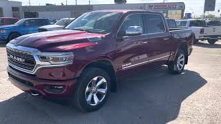 10th Anniversary Ram Limited Crew Cab 4x4 Truck in Red Pearl