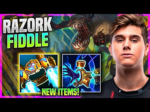 RAZORK PICKS FIDDLESTICKS WITH NEW ITEM HEXTECH! - MSF Razork Plays Fiddlesticks JUNGLE vs Graves |