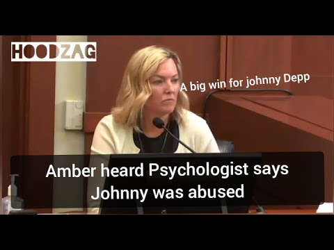 Amber heard's psychologist says Johnny Depp was abused