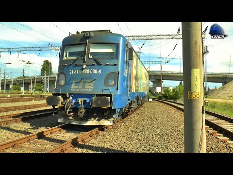 LEMA 480 030-8 & Marfar LTE Freight Train Sosește/Arrives in Gara Curtici Station - 15 May 2021