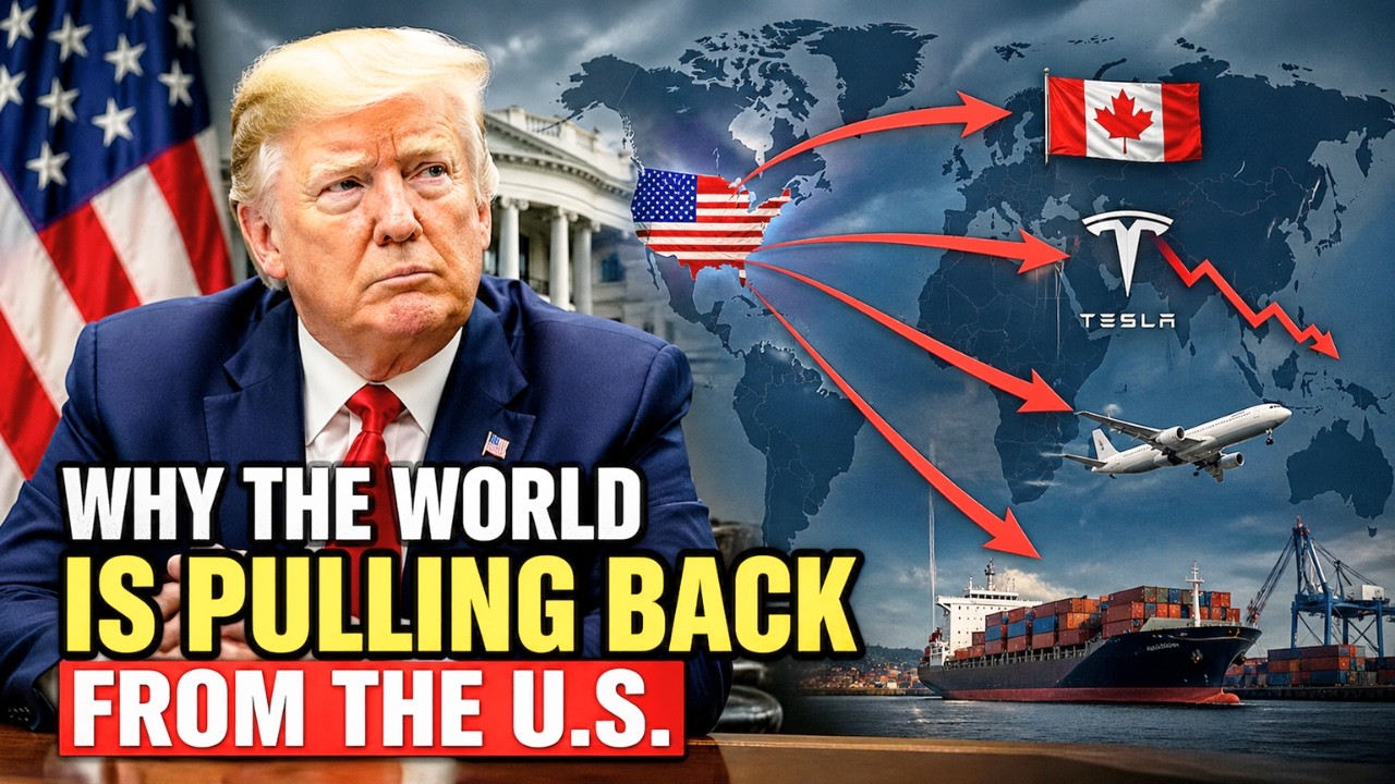 Global Pullback Hits the U.S. — Canada Travel Drops, Tesla and Exports Take a Hit