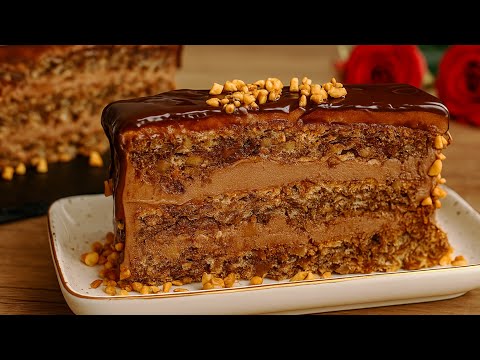 The FLOURLESS Royal Cake that became a legend! 👑 Light, tender, gluten-free!