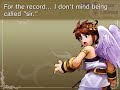 Kid Icarus Uprising - Pit gets flirted with by Phosphora & Palutena gets called ma’am