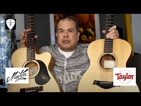 Taylor Academy 12 vs Maton EBG808CL Acoustic Guitar Sound Comparison Blind Test