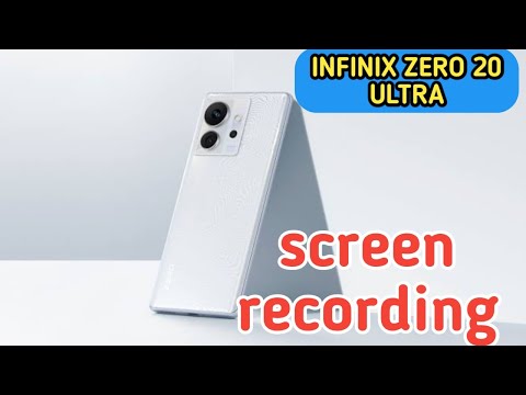 How To Record Screen Infinix Zero 20 Ultra, Screen Recording Setting , Screen Recording Infinix