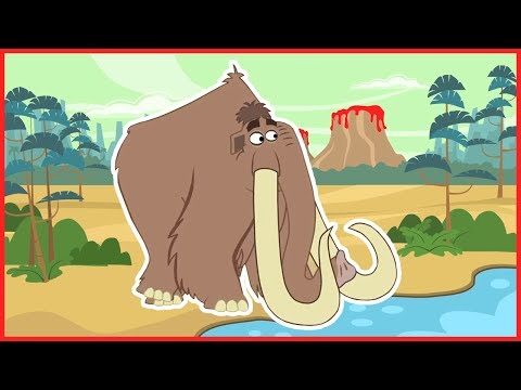 The Awesome Woolly Mammoth | Dinosaur Song For Kids | With Sing Along Lyrics