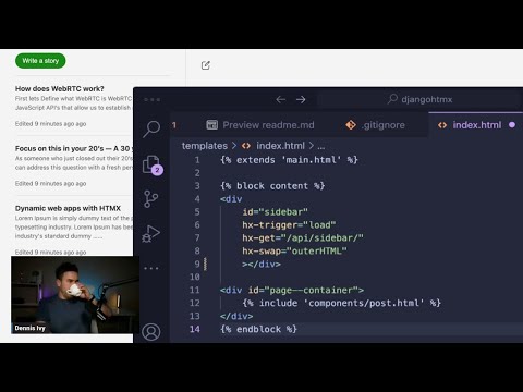 Building with Django + HTMX