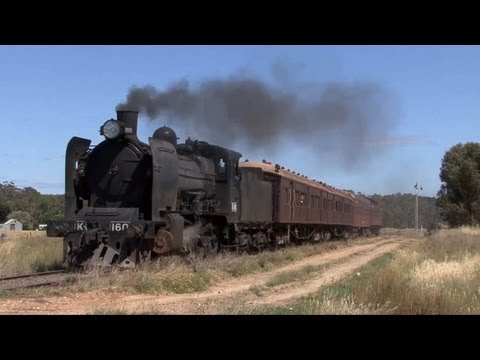 Steam Train in the Goldfields - K160 at the VGR: Australian Trains