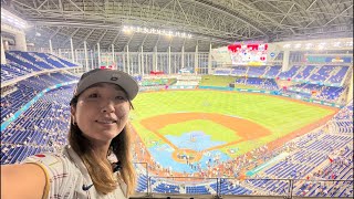 マイアミから💕WBC準々決勝直前ライブ を少しだけ🙇🏻‍♀️