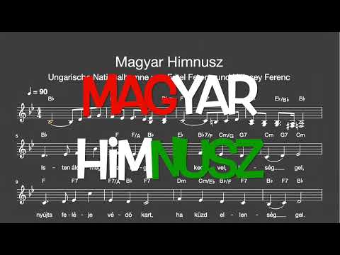 Lied: Magyar Himnusz (Ungarn - Akkorde, Noten,Text)