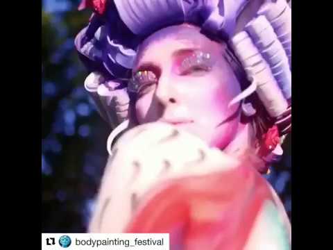 international Artist Rasha Sawas world Bodypainting festival Austria 2018