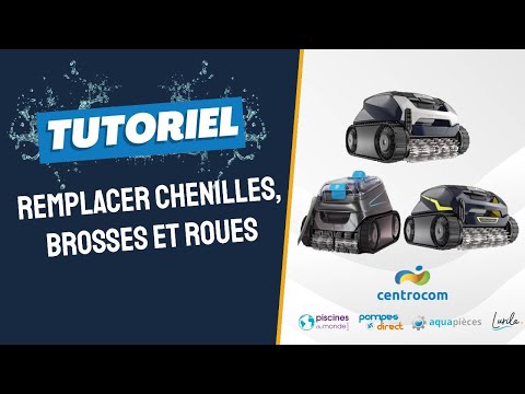 Comment remplacer les chenilles, les brosses et les roues de votre robot CNX ?