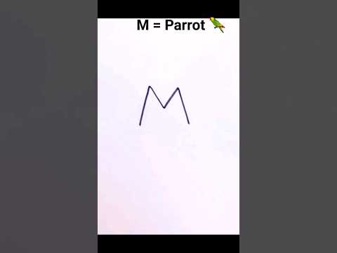 तोता कैसे बनाये 🦜| How To Draw Parrot | How To Draw Easy Bird #shorts #youtubeshorts #drawing