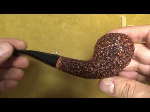 Pipa L'Anatra Rusticata - Half Bent Pear - AN119