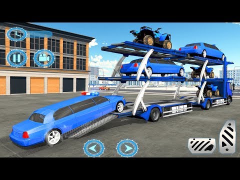 US Police limousine Car Quad Bike Transporter (by Great Games Studio) Android Gameplay [HD]