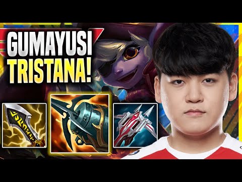 GUMAYUSI IS A MONSTER WITH TRISTANA! - T1 Gumayusi Plays Tristana ADC vs Ezreal! | Season 11