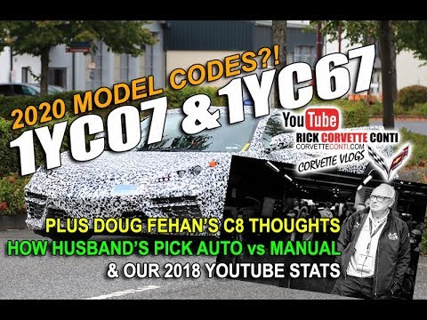 IS THIS C8 MODEL CODE & DOUG FEHAN'S THOUGHTS ON NEW CORVETTE, PLUS CHOOSING AUTO vs STICK Video