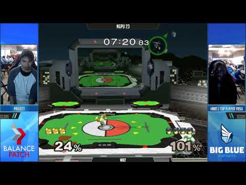 NGPU 23 SSBM - Project (Fox) vs. Yasu (Marth) - Melee WR3