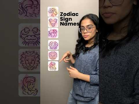 Zodiac Sign Names & Pronunciation | English Vocabulary #zodiacsigns #pronunciation