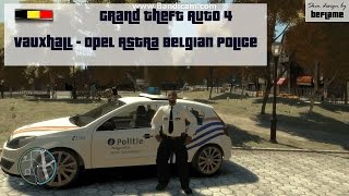 preview picture of video 'GTA 4 - Vauxhall Opel Astra - Belgian Police Belgie politie'