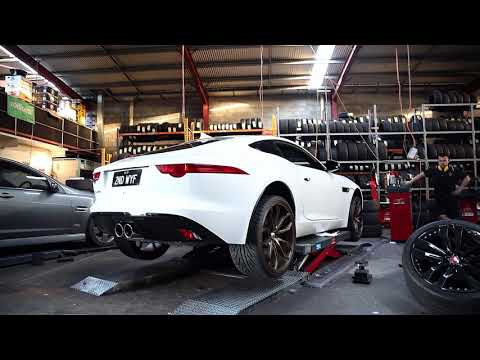 Jaguar F Type fitted with Satin Bronze Asanti ABL-19