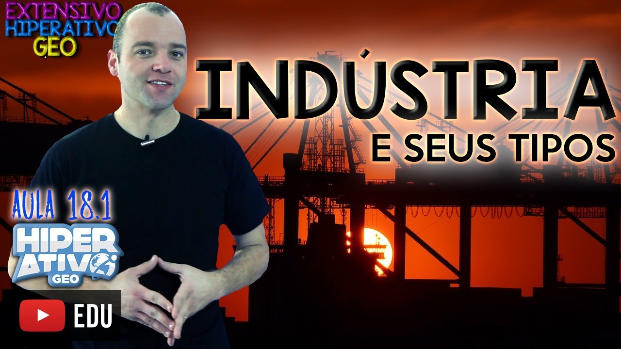 Geografia - A INDÚSTRIA E SEUS TIPOS - Conceitos Básicos de industrialização | Hiperativo GEO