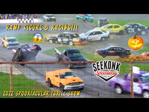 RAMP FIGURE 8 RACING!!! Spooktacular Pumpkin Smash Thrill Show 2022