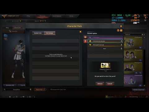 Character extraction options... how does it work ??  |  CF West  |