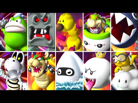 Mario Party 9 HD - All Bosses (Master Difficulty)