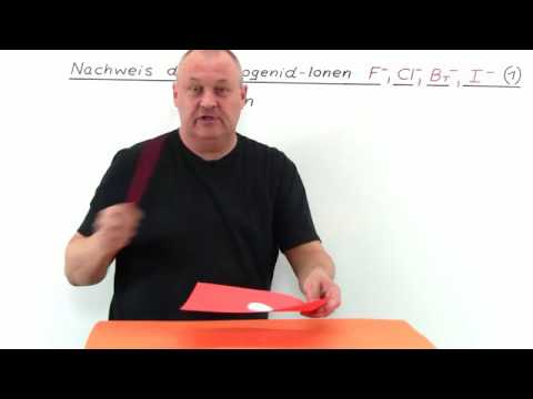 NACHWEIS DER HALOGENID-IONEN | EINZELNACHWEISE | Chemie