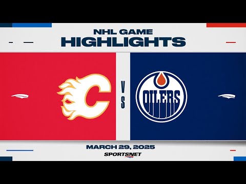 NHL Highlights | Flames vs. Oilers - March 29, 2025