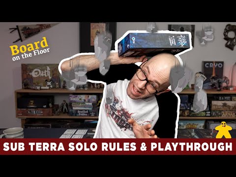 Sub Terra Board Game | Solo Rules and Playthrough