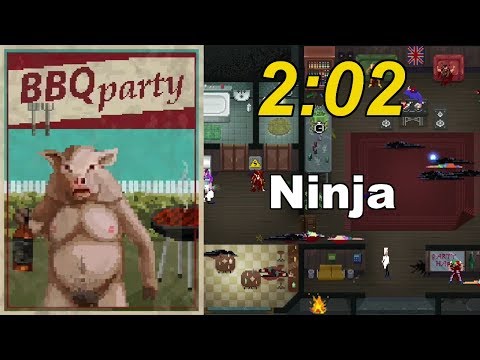 Party Hard BBQ Party Speedrun Ninja (2:02)