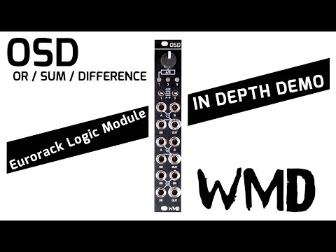 WMD OSD (OR / SUM / DIF) - in depth demo / tutorial