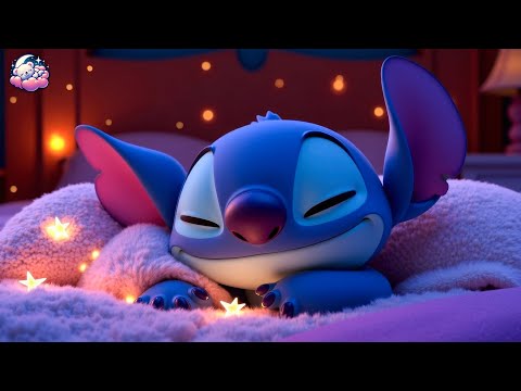 Peaceful Dreams with Stitch 🌙 Soothing Piano for Insomnia Relief & Restful Sleep | 4K
