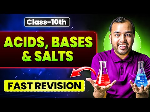 Acids Bases and Salts in 30 Minutes ✅ || Class 10 || Fast Revision || Alakh Pandey 