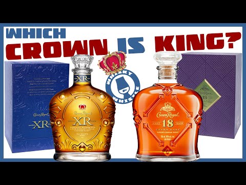Crown Royal Extra Rare 18 Year vs Crown Royal XR Blue Whisky Review 622