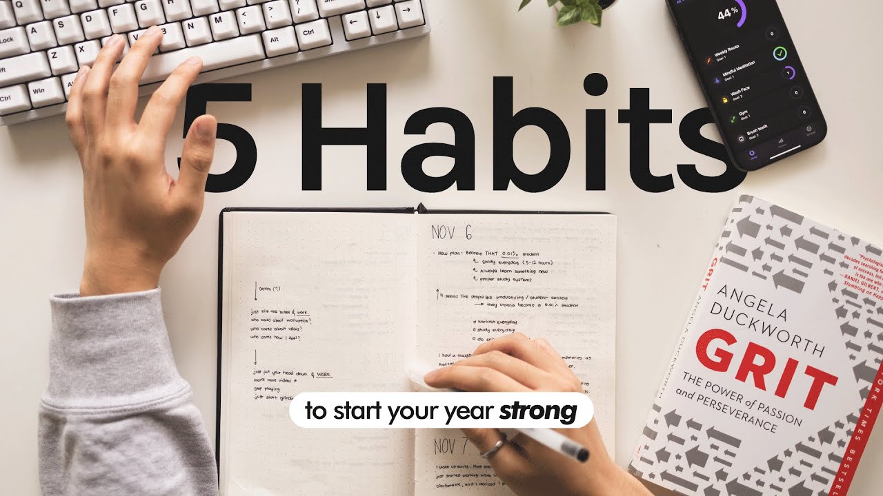 5 unique habits to start the year STRONG for 2025 (that ACTUALLY helps)