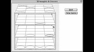 3D Noughts & Crosses for the Apple Macintosh