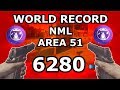 World Record Area 51 No Man's Land 6280  w/mega's