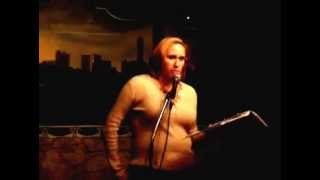Janet Kuypers' poem "God Eyes" (with music) at "the Cafe Gallery" 10/10/12 (Sony)