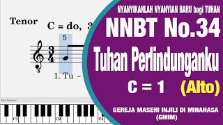 Download lagu NNBT 34  'Tuhan Perlindunganku' [Tenor] | Tutorial Paduan Suara mp3