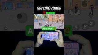 Best AIM LOCK Settings Guide Headshot 💯✅❌#bgmi #pubg#tipsandtricks #sensitivity #settings #tips