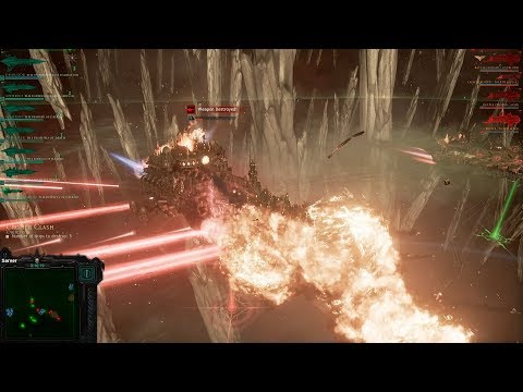 Chaos (Nurgle Fleet) vs Imperial Navy! Rank 87 - Battlefleet Gothic Armada